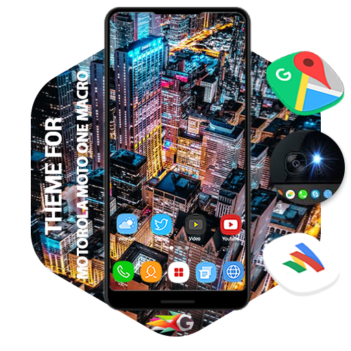 launcher Theme For Motorola Moto One Macro icon