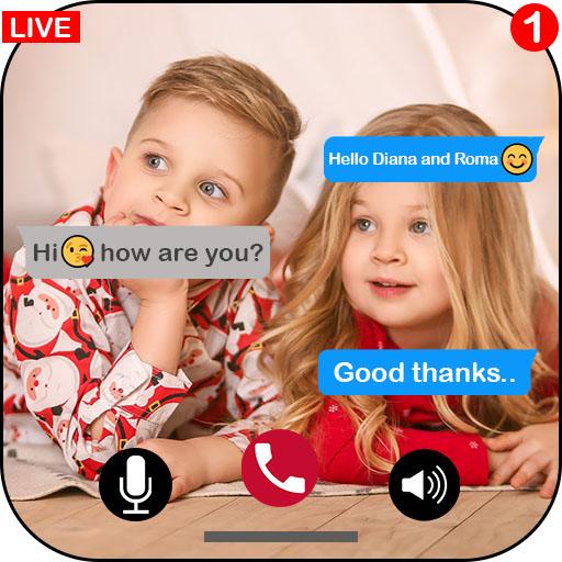 fake call live chat Diana and Roma icon