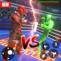 Robot Ring Fighting SuperHero Robot Fighting Game