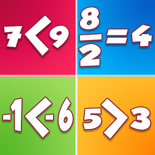 Compare numbers : math learn and Quiz icon