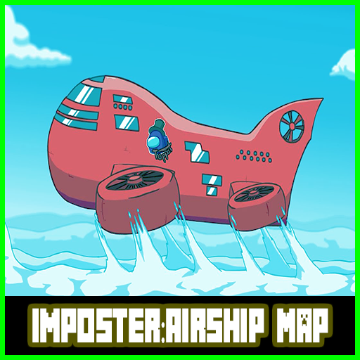 Among💥 imposter:Airship Map-New for Minecraft PE icon