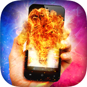 Fire In Phone Prank icon