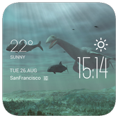 Plesiosaurs weather widget icon