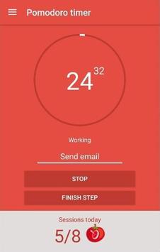 Productivity pomodoro timer - Stay focused screenshot 1