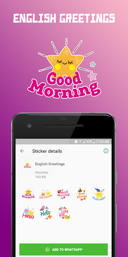 WAStickerApps - Greetings (Multi Language) screenshot 2
