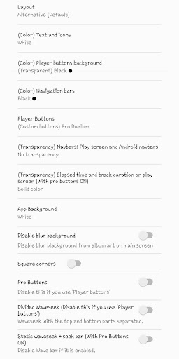 Poweramp Skin v3 Alternative screenshot 7