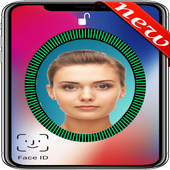 face lock screen  guide icon