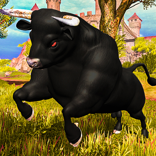 Angry Bull Attack - Wild Animal Simulator icon