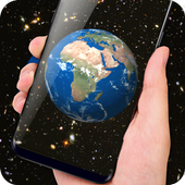 Earth &amp; Moon Live Wallpaper - Earth Wallpaper HD icon