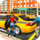 Modern Taxi Driving 3D icon