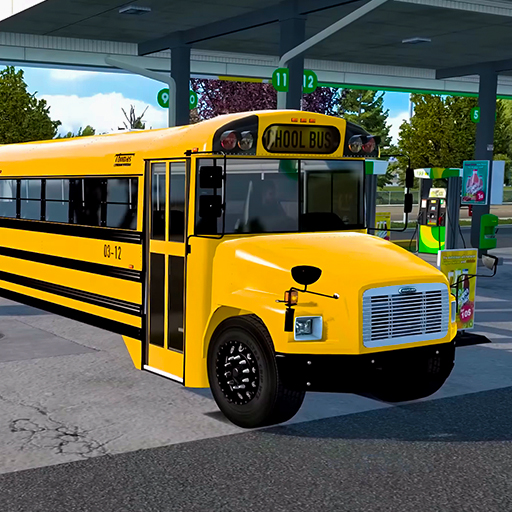 School Bus Simulator Games 3D أيقونة