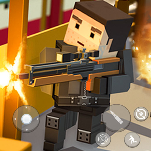 Blocky Counter World War Shooting game online 2020 icon