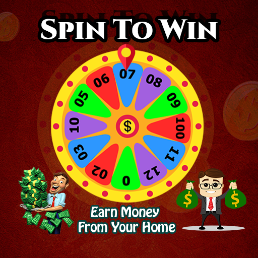 Spin to win earn money icon