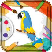 Coloring Book Birds icon