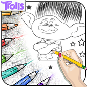 Drawing Coloring Trolls icon