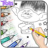 Drawing Coloring Trolls on 9Apps