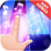 Black White Piano Tiles Magic - Relax with Music