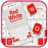 Red White Keyboard Theme