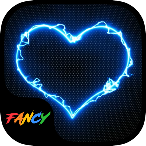 Electric Heart Keyboard Theme icon
