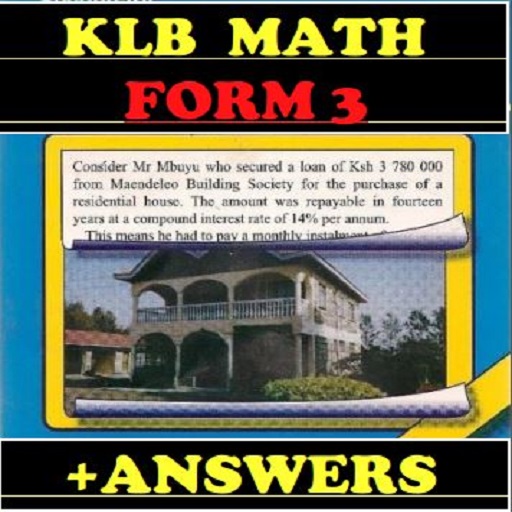 Form  3 KLB Math Notes Answers icon