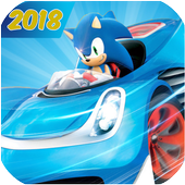 3D Sonic Chibi Race 2018 - Car Racing Game &amp; Kart icon
