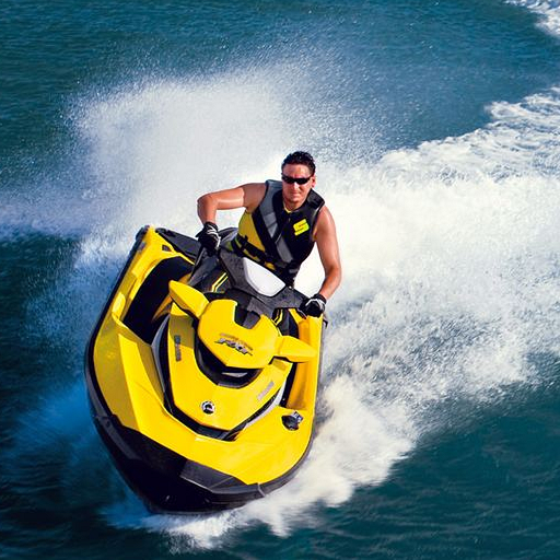 Water boat surfing - crazy jetski Driver icon