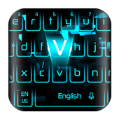 Neon Mavi Klavye icon