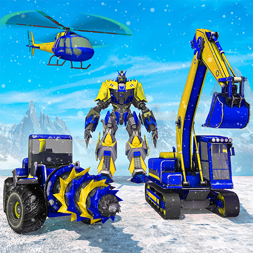 Heavy Excavator Robot Game icon