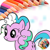 Coloring book for Little Pony icon
