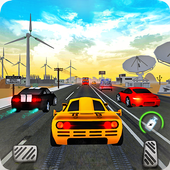 Traffic Car Racing on Highway icon