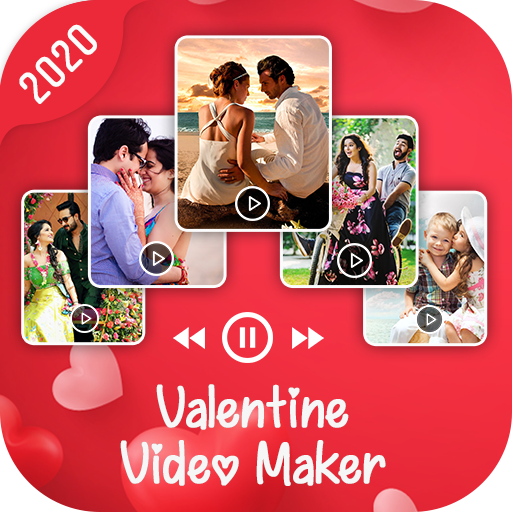 Valentine video maker with music, Love video maker icon