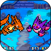 Mostri rosso fuoco icon