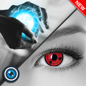 Sharingan Eyes &amp; Rasengan Camera Photo Editor أيقونة
