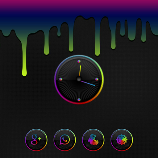 Aurorae Clock Widget icon