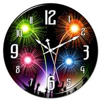 Firework Clock Live Wallpaper on 9Apps