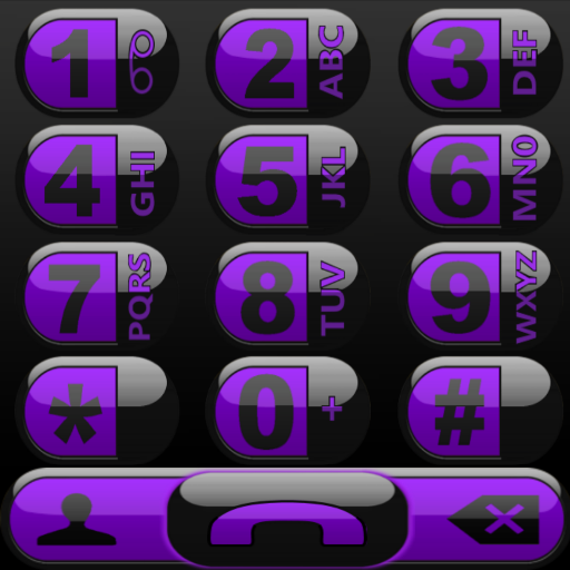 THEME FUTURA PURPLE EXDIALER icon