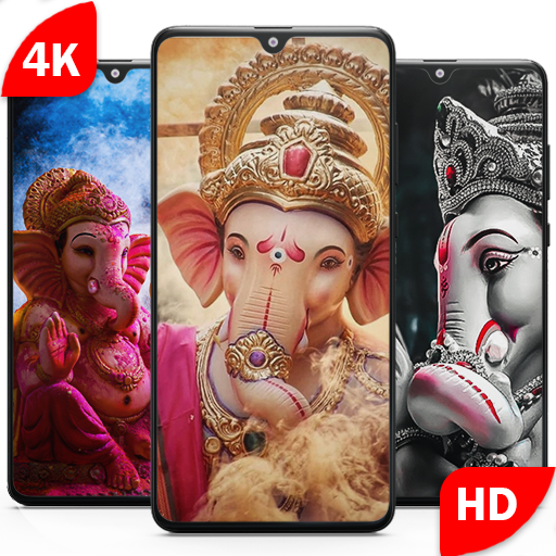 Lord Ganesha Wallpapers 4K &amp; Ultra HD أيقونة