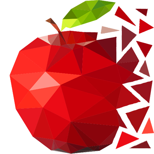Poly Fruit Puzzle 3D Polygon Roll Game icon