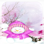 Christmas Snowman L Wallpaper icon