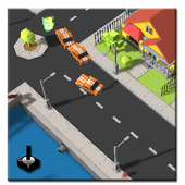 🏁 Blocky Racer-Cars Road Maze icon