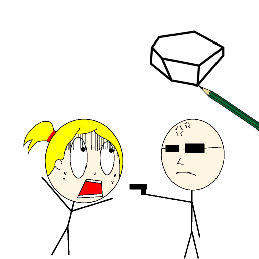 Helping Girls :Save by drawing icon