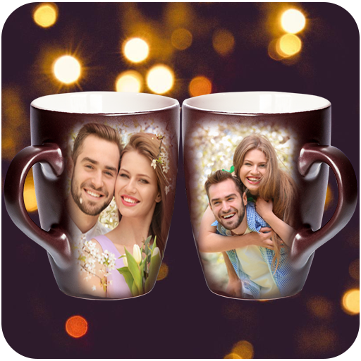 Coffee Cup Dual Photo Frame icon