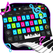 Colorful Midi Music Keyboard Theme icon
