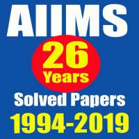 26 Years AIIMS Solved Papers 1994-2019 on 9Apps