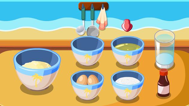 cooking games cake coconut screenshot 3