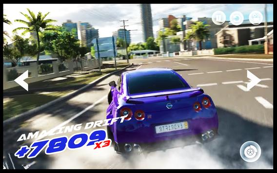 GT-R R35 Drift : City Highway Racing Simulator 3D screenshot 2