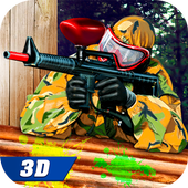 Paintball Gun Shooting Arena - Military Training icon