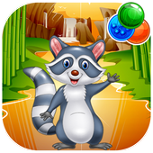 Bubble Shooter: Raccoon Rescue icon