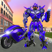 US Moto Robot Transform Shooting Game icon