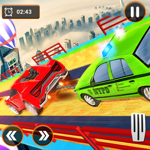 Mega Ramp Car Stunt Race - Double Chain Car Game icon